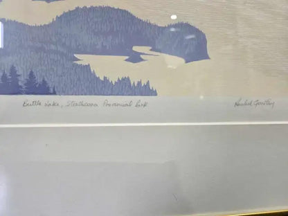 Buttle Lake Limited Edition Art by Rachel Gourley - 27/30