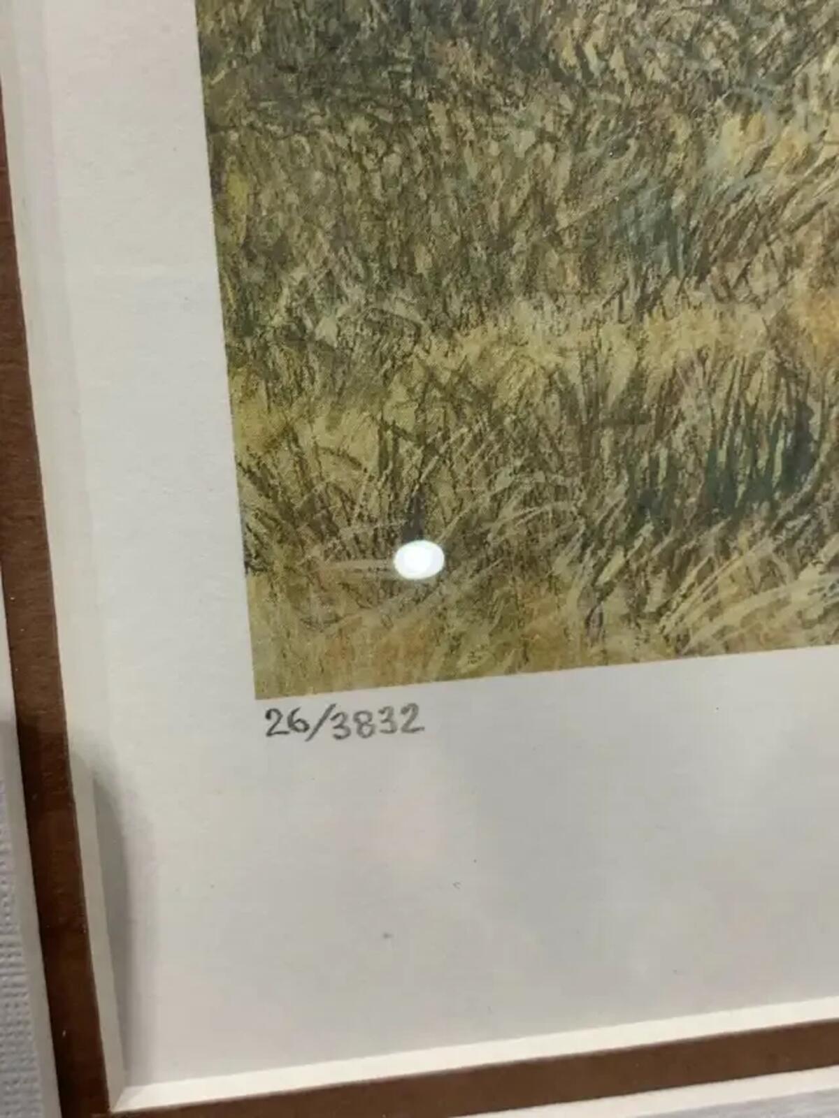 James Lumbers Joe Montana Lithograph