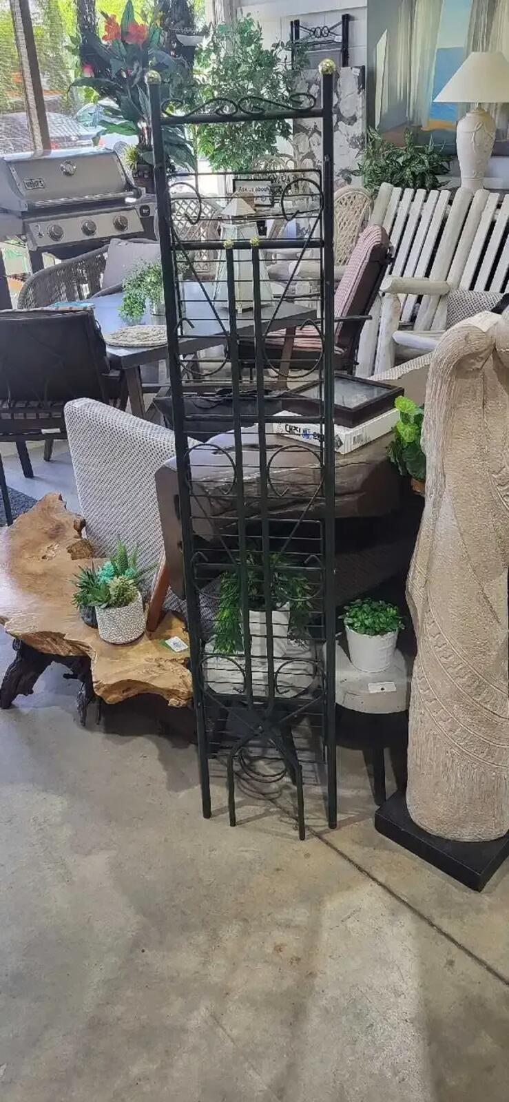 Metal Plant Stand with 4 Shelves - 58"