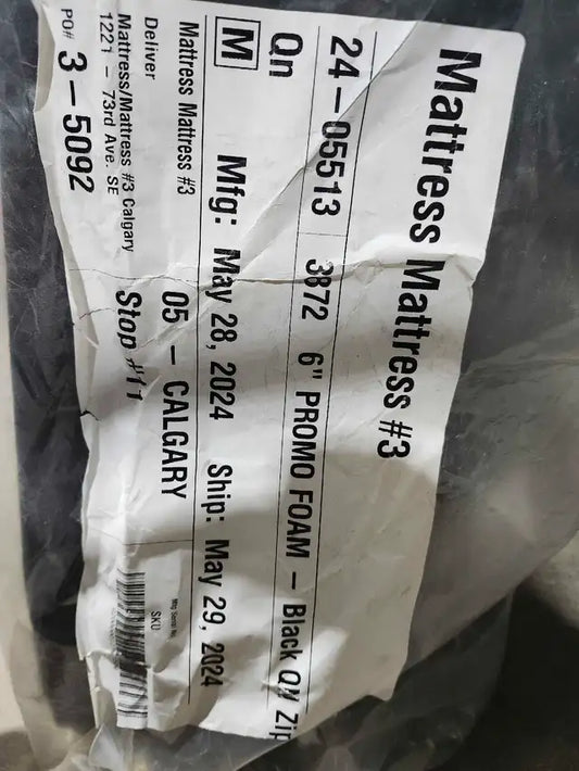 Brand New - 6" Promo Foam Queen Mattress
