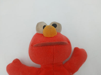 Good Condition Vintage Elmo Miniature Stuffed Animal Toy Red