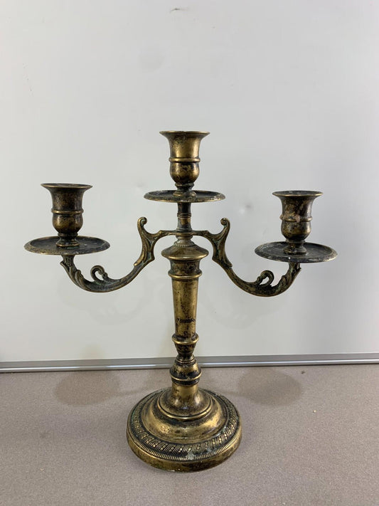 Vintage 3 arm candelabra candle holders