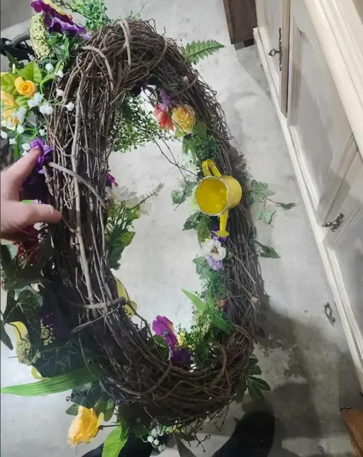 Decorative Floral Wreaths - Hand Made - 10 Available