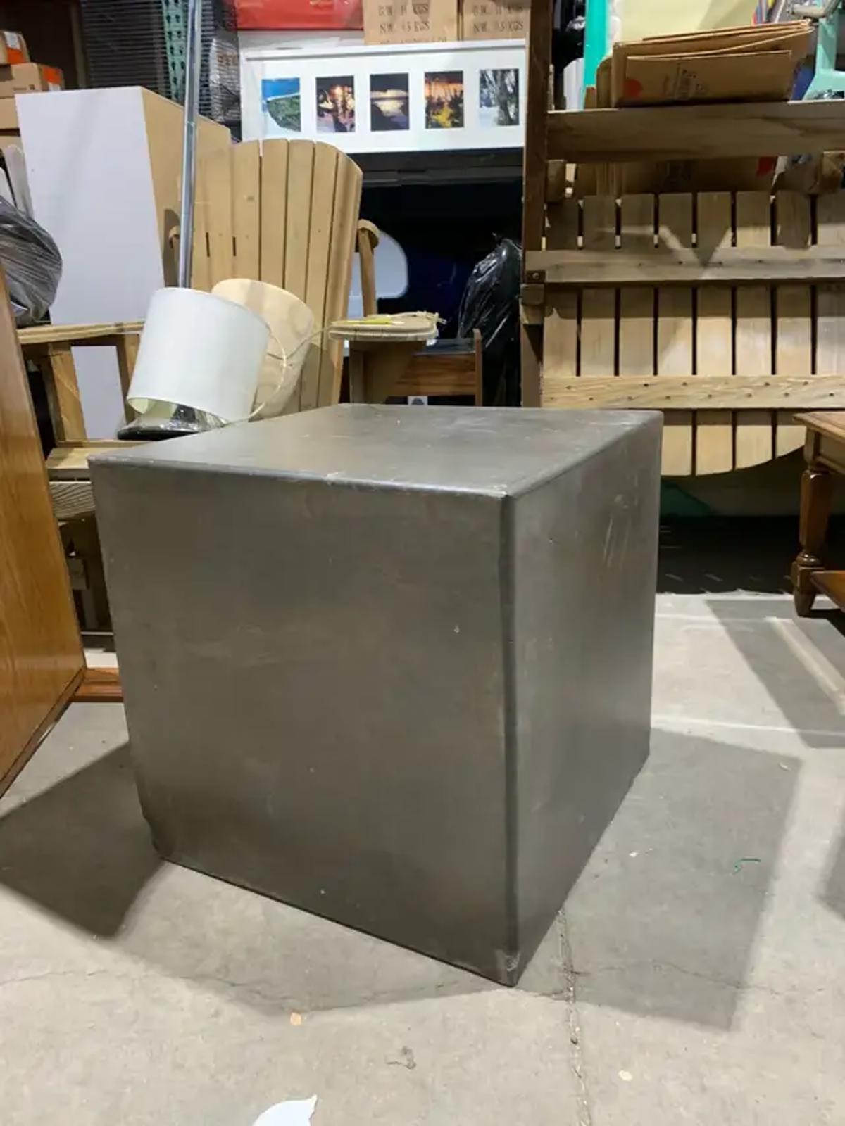 Cement Cube Table