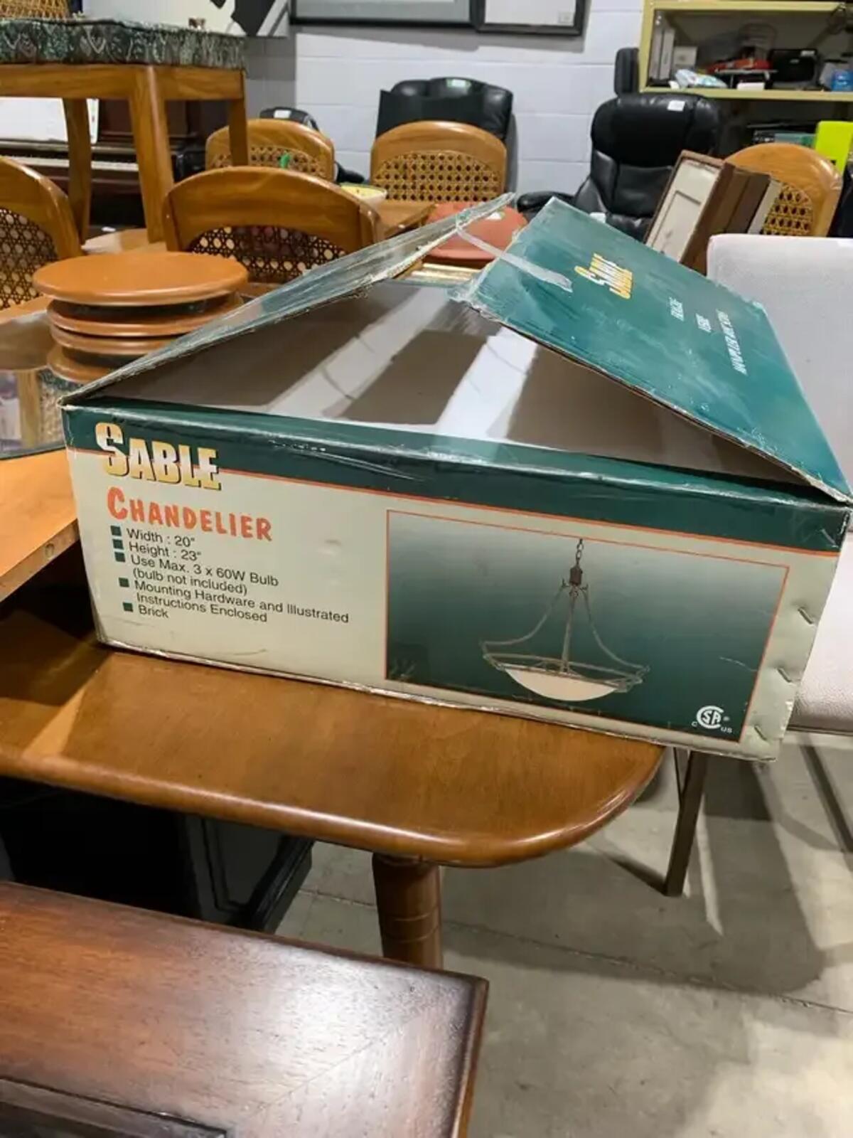 Sable Chandelier - New and Boxed