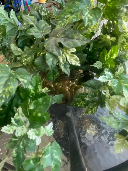 Brass Potted Artificial Plant