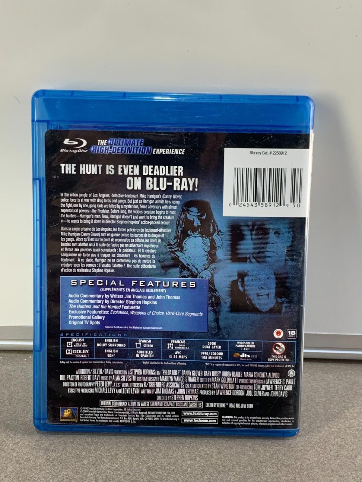 Predator 2 [Blu-ray] by Stephen Hopkins: Used