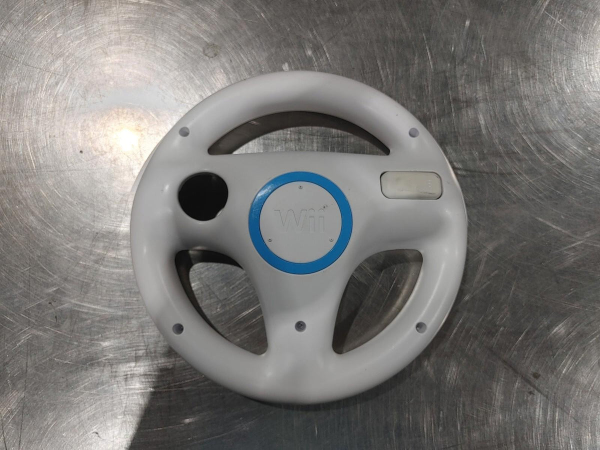 BON ÉTAT Adaptateur de volant Mario Kart pour Nintendo Wii RVL-024 blanc