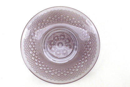 Vintage Cristal D'Arques Durand Amethyst Small Plate