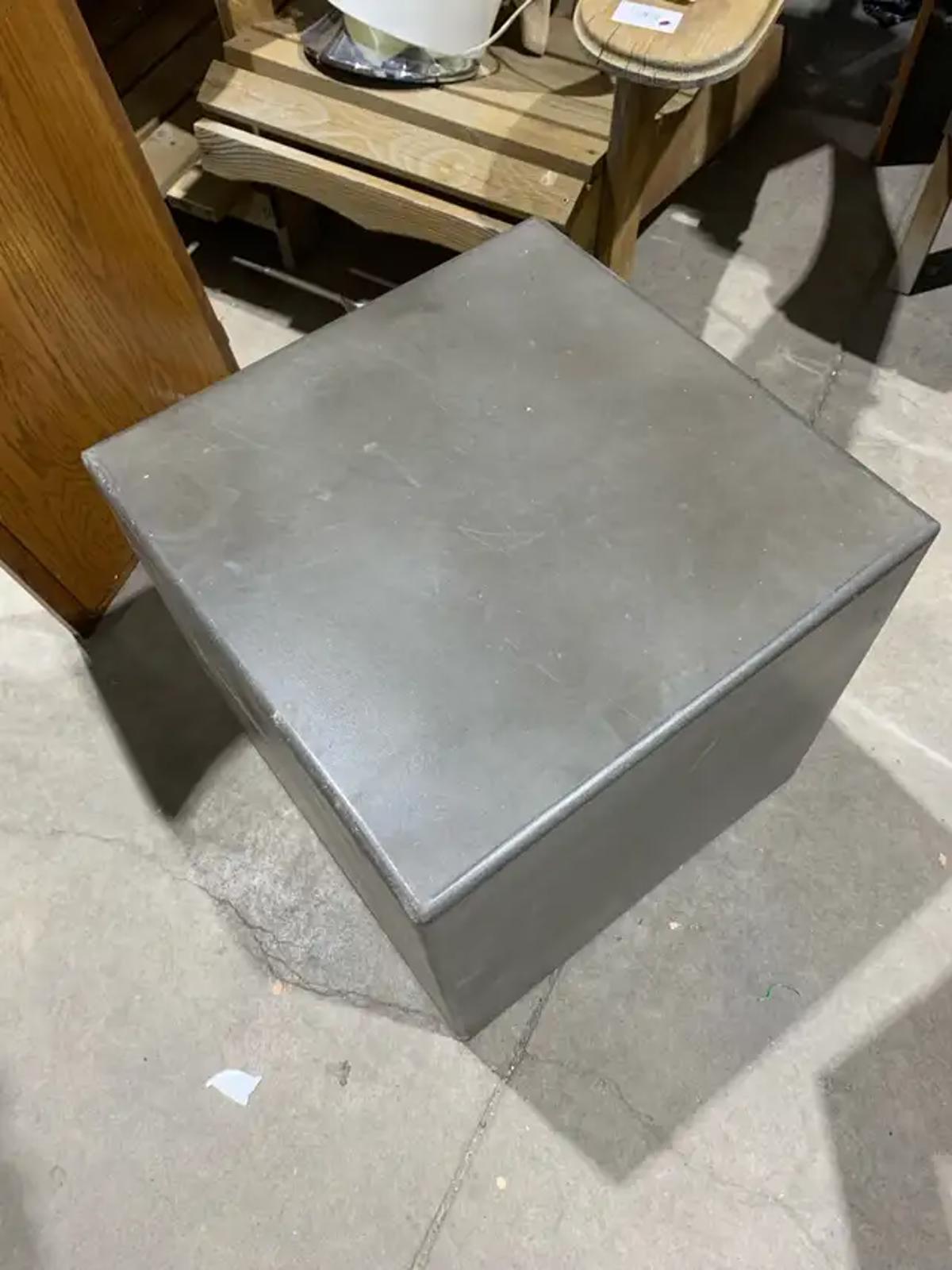 Cement Cube Table
