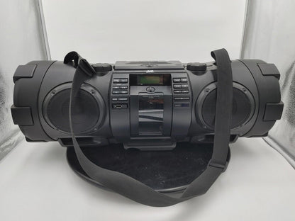 Good Condition JVC Powered Woofer CD System RV-NB52B Black Tested Working