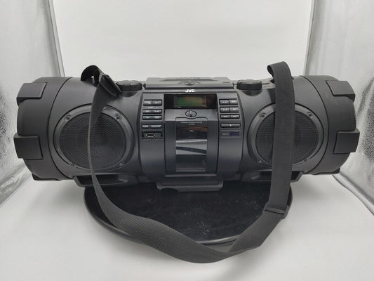 Good Condition JVC Powered Woofer CD System RV-NB52B Black Tested Working