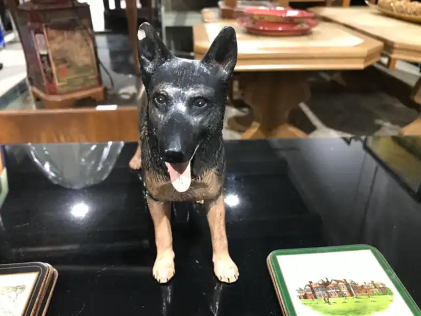 Ceramic German Shepherd LJN Figure Duncan Enterprises 1983