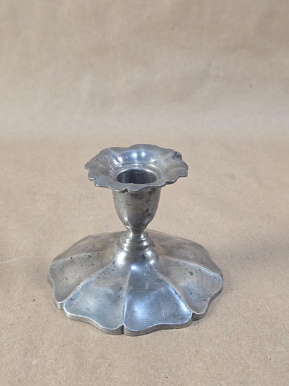 Antique Flagg & Homan Pewter Pedestal dish, Circa 1875