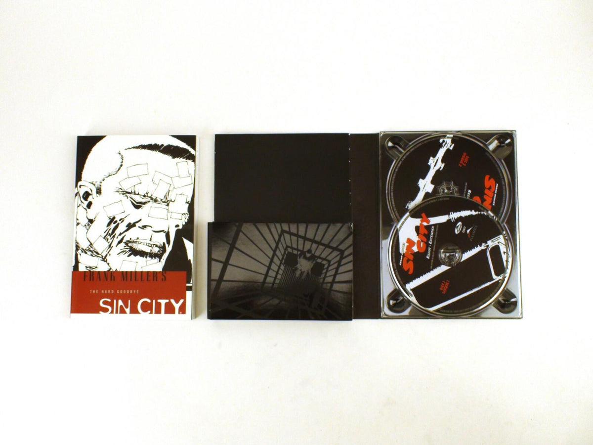 Sin City Special Edition DVD - Recut And Extended W Graphic Novel - Frank Miller