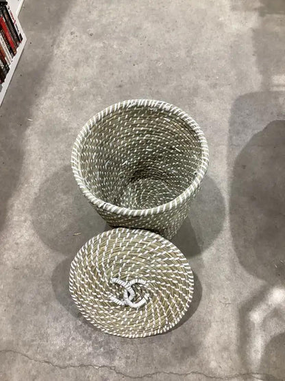 Boho Basket With Lid