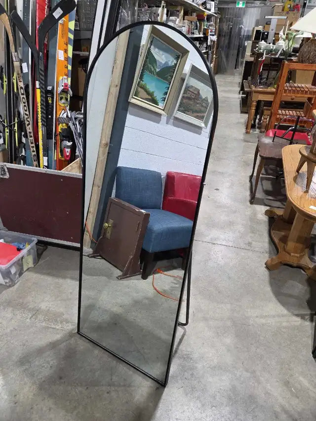 Metal Standing Full Length Mirror - 5ft