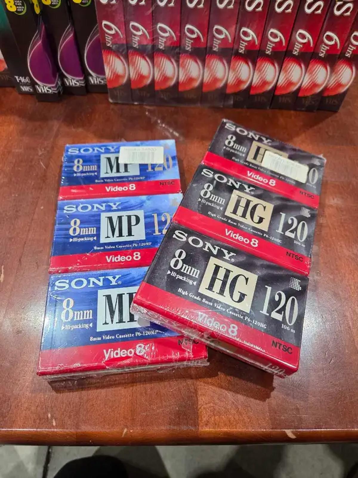 New! Sony 8mm Video8 Tapes