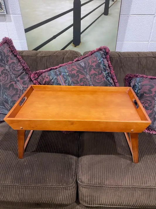 Wood Folding Bed Tray