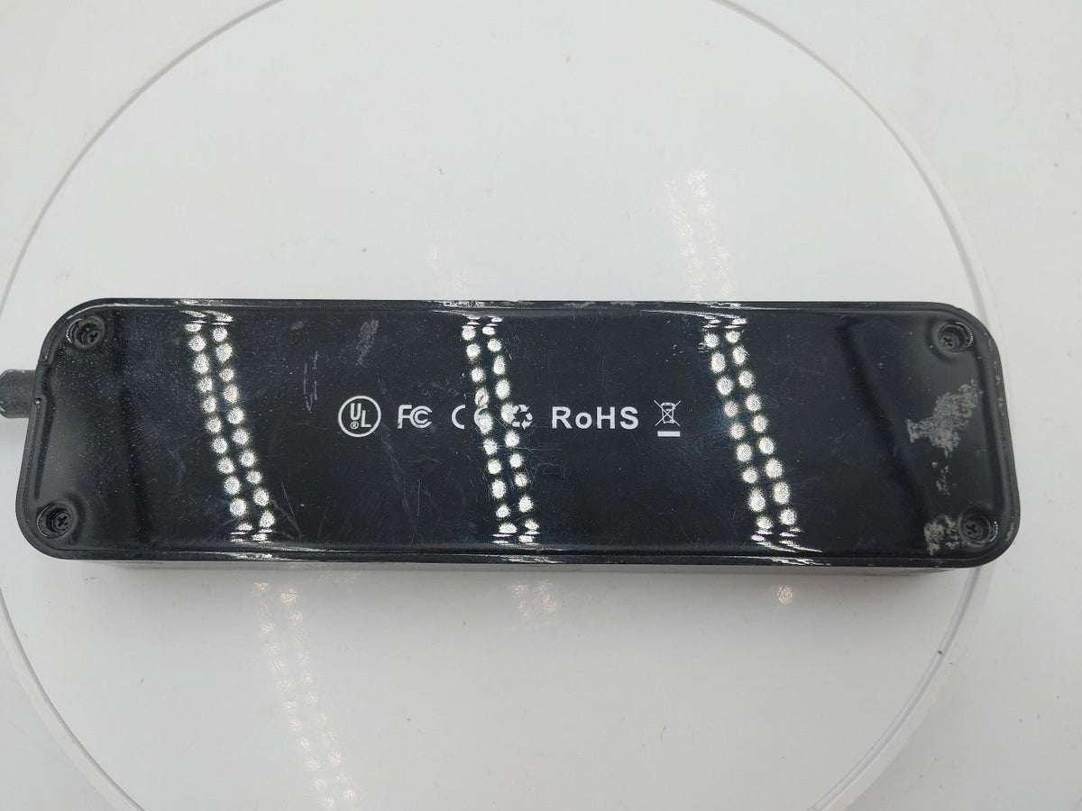 Elegant 8 port USB 3 Hub Black Tested Working - Fair