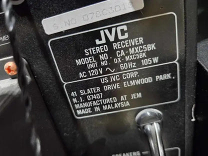JVC MX-C5BK Stereo System