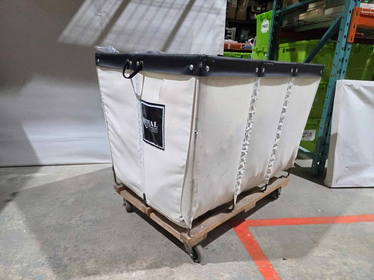 Royal Basket Truck Canvas Rolling Laundry Cart
