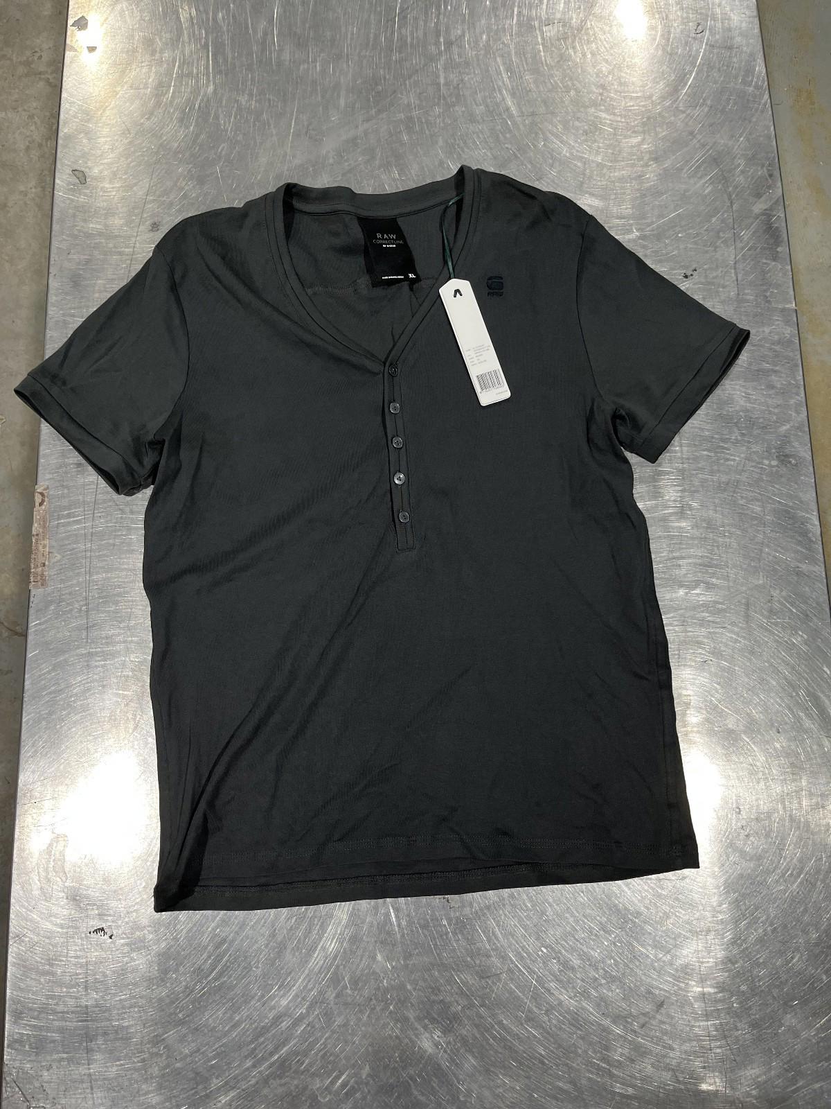 NWT G-Star Raw Grey Button-Up T-Shirt (Size XL)