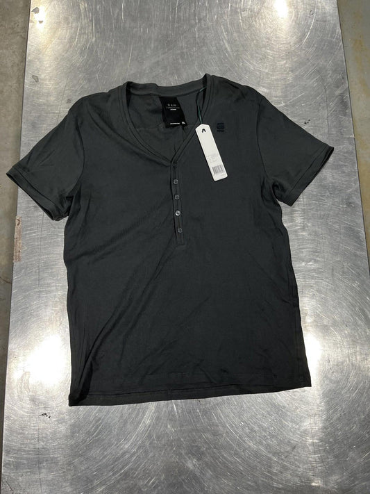 NWT G-Star Raw Grey Button-Up T-Shirt (Size XL)