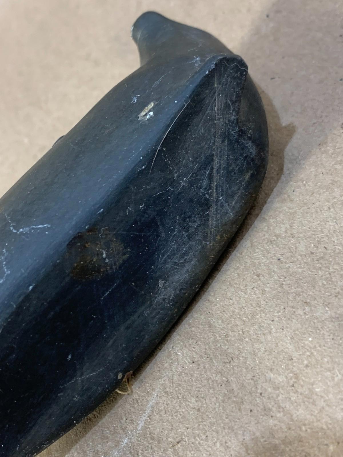 Vintage Inuit Soapstone Carving Handmade Seal Sculpture