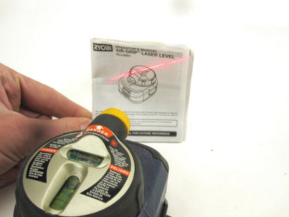 Ryobi AirGrip Laser Level With Base, Case & Pins - ELL0001