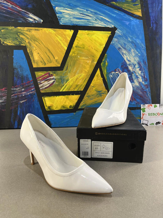 Azalea Wang White Heels (Women’s US 8.5)