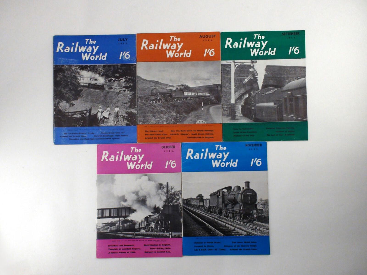 The Railway Magazine 1955 Lot, 11 Issues January - November, Great Condition