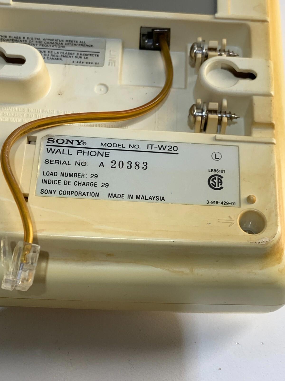 Sony Wall or Desk Phone Genuine IT-W20