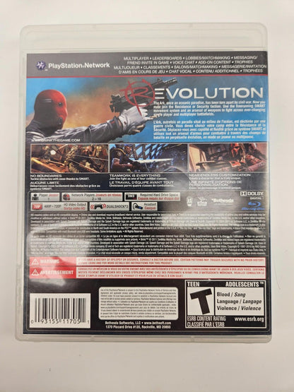 Brink - Sony PlayStation 3, 2011 PS3
