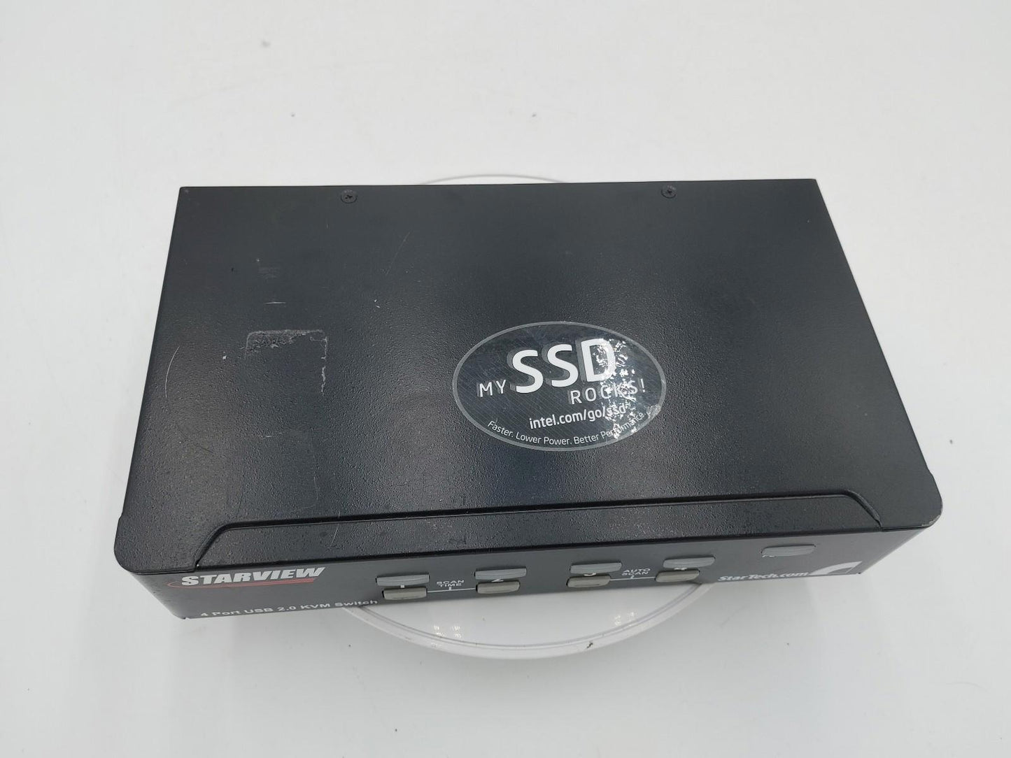 Starview 4 Port USB 2.0 KVM Switch SV431USB Black Untested - Fair