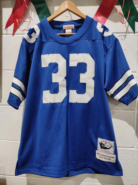 Throwbacks Authentics Dallas Cowboys Stitched Football Jersey #33 Tony Dorsett