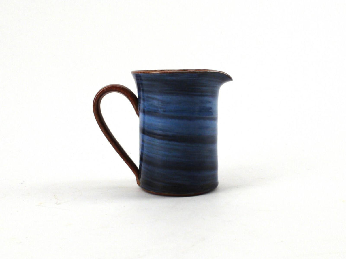 Wold Handthrown Pottery Pitcher Jug - Harome N. Yorkshire - Blue