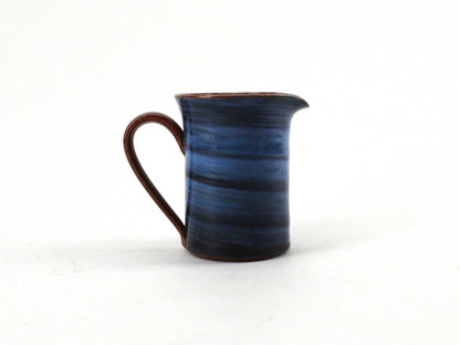 Wold Handthrown Pottery Pitcher Jug - Harome N. Yorkshire - Blue