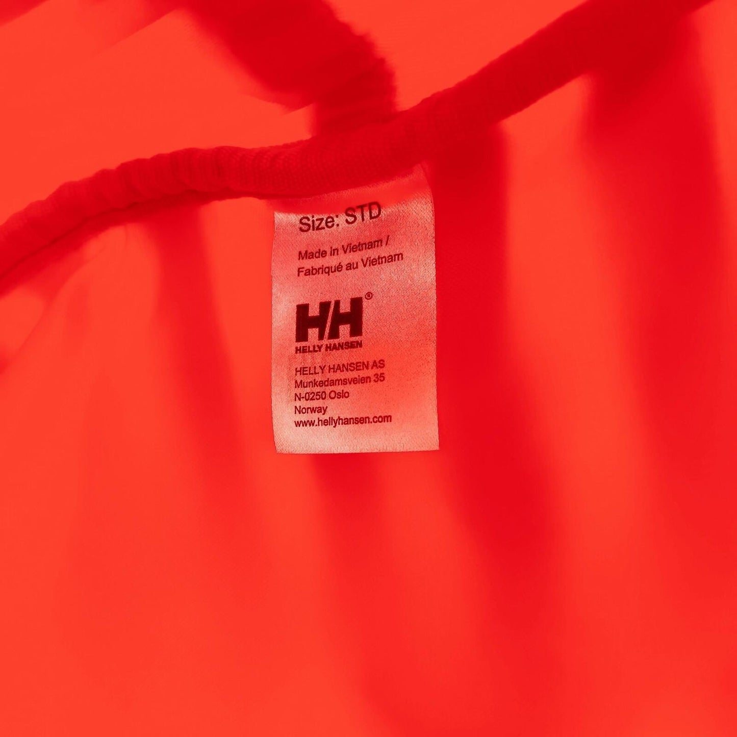 Helly Hansen Orange and White Striped Duffle Bag