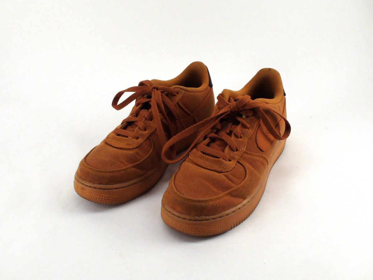 Nike Air Force 1 Low 2018 Monarch Gum - Size 7Y US, 40 EU - Orange, Pre-Owned