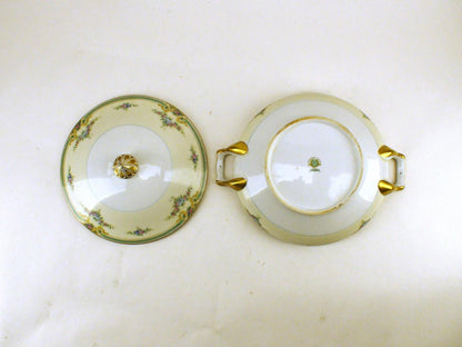 Noritake Plaza Collection. Round Covered Vegetable Dish - China Bowl - Japan Vtg