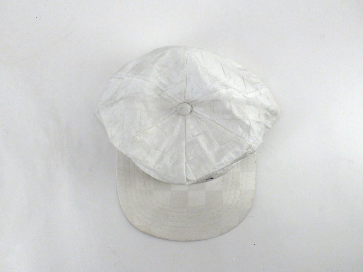 Chevron Simonette 1995 Snapback Hat, Headline - Checkered White, Great Condition