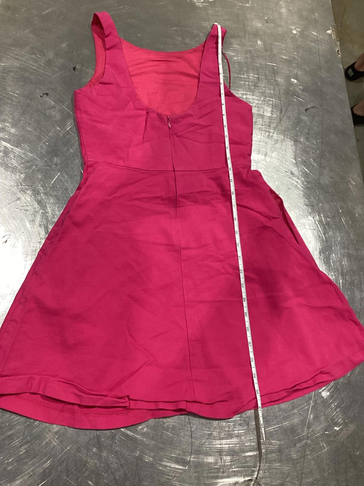 ZARA Trafaluc Red Fit‑and‑Flare Dress