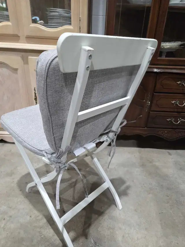 Ikea Wooden Folding Chair - White