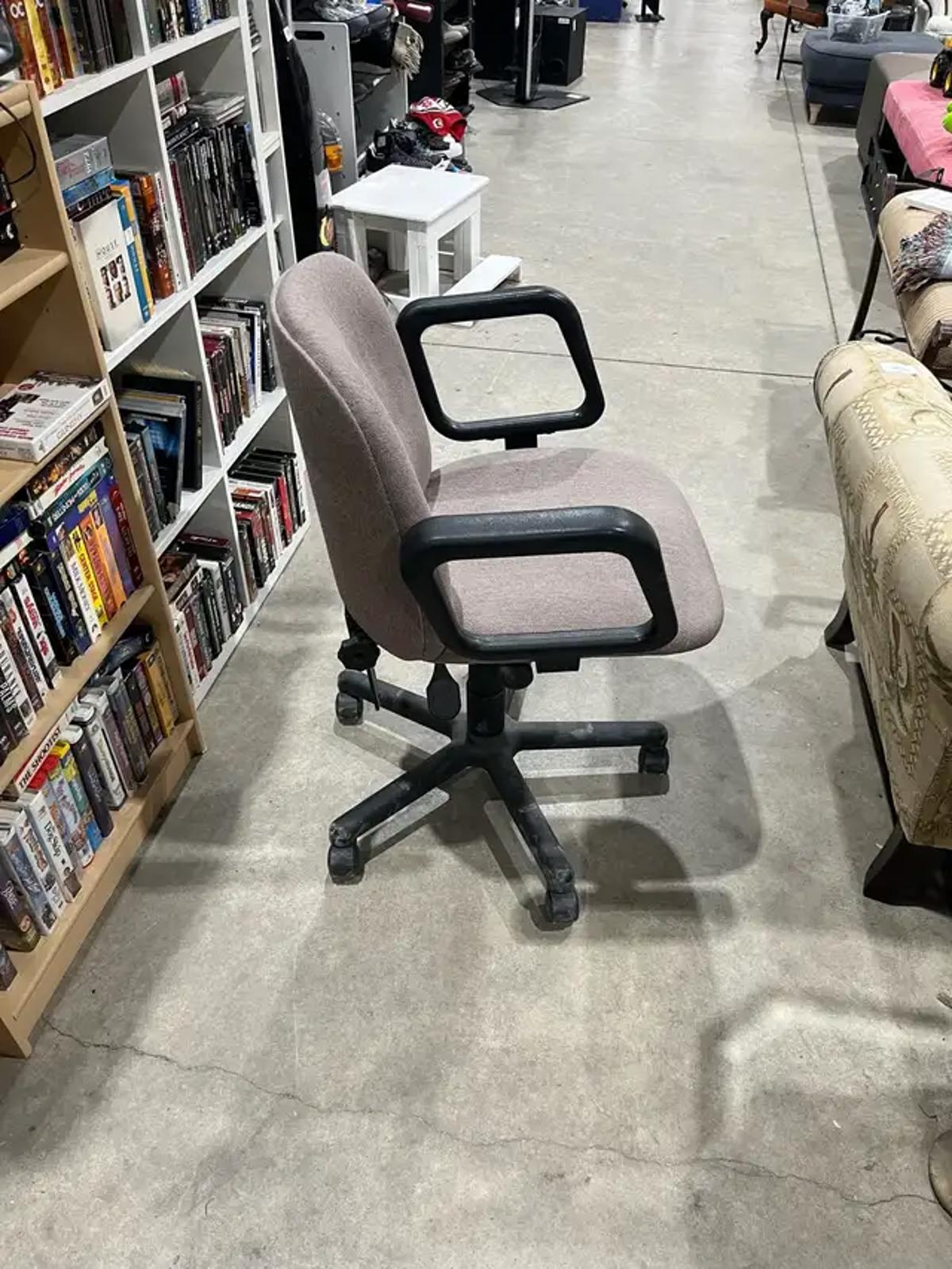 Grey Swivel Office Chair