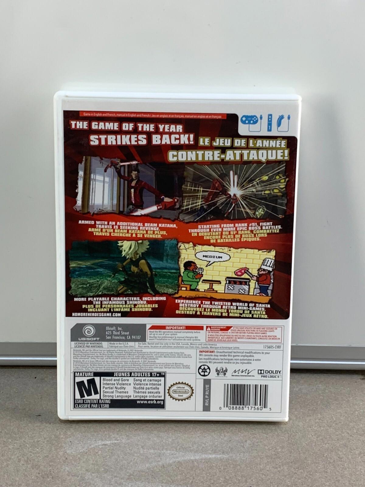 No More Heroes 2: Desperate Struggle (Nintendo Wii, 2010) CIB - Tested