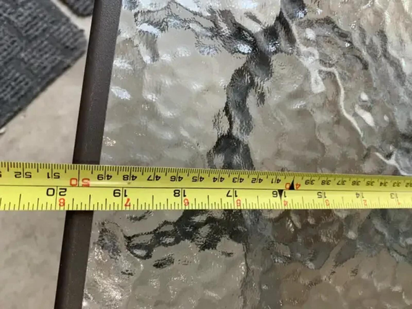 Outdoor Glass Side Table