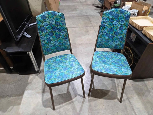 Pair of Vintage Floral Chairs