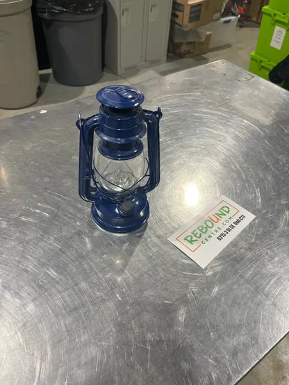Blue Battery Powered Lantern