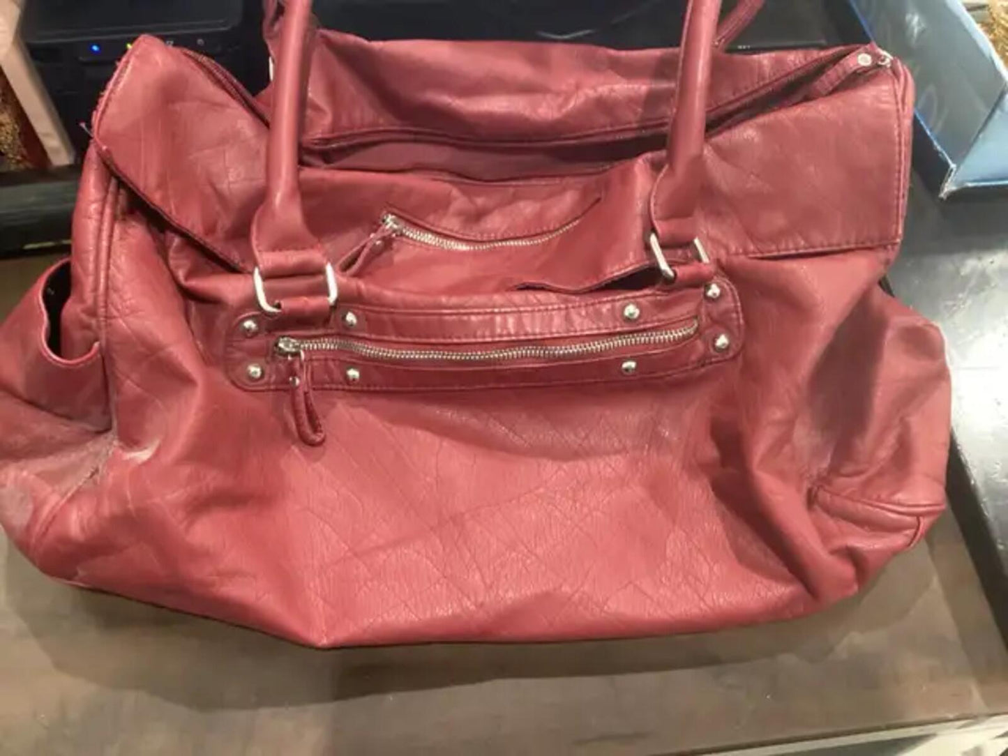 NEW Bueno Red Shoulder Bag